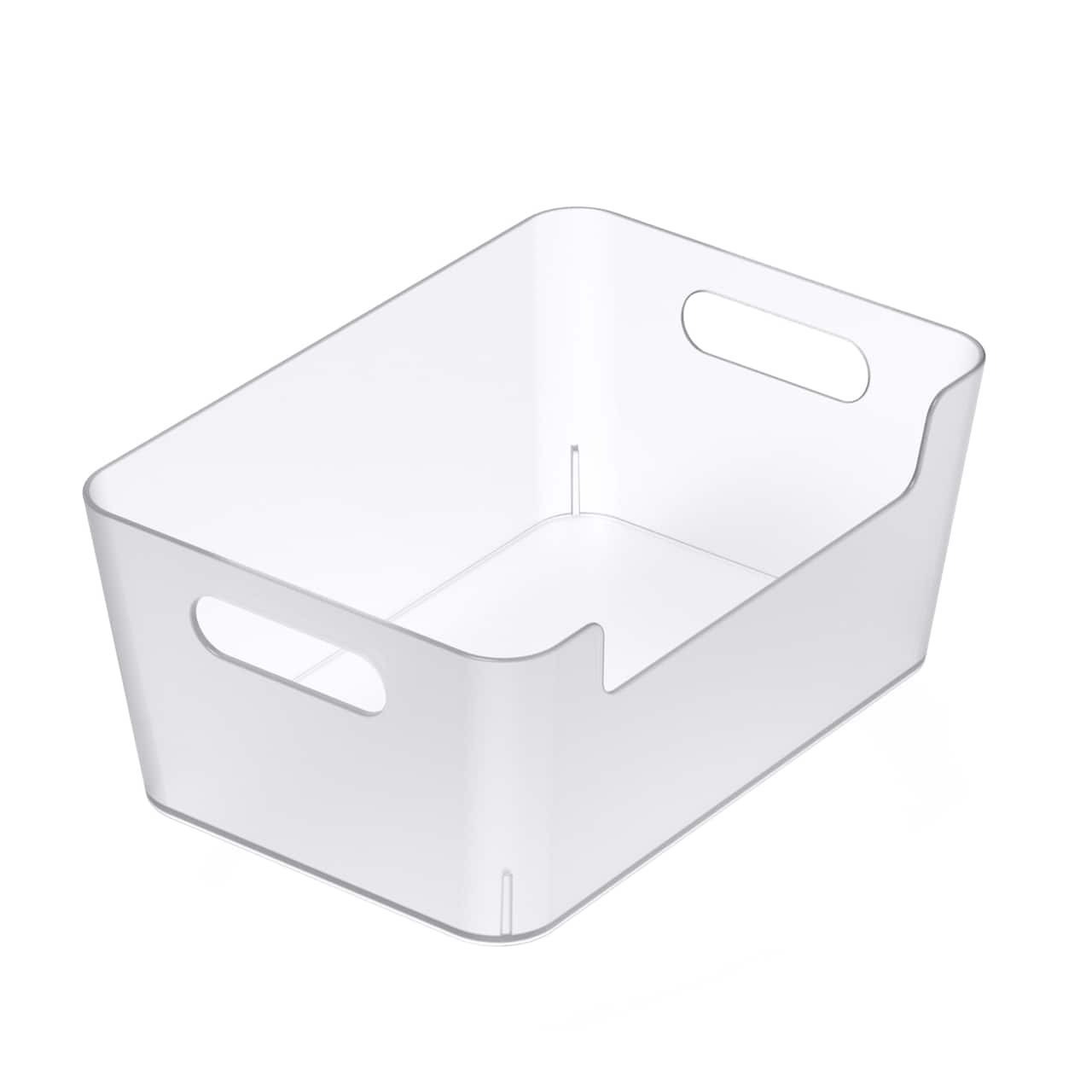 24 Pack: Medium Clear Open Storage Bin by Simply Tidy®